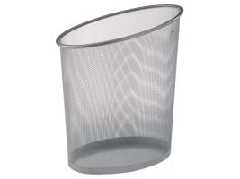 Papirkurv Alba Mesh 20 liter silver