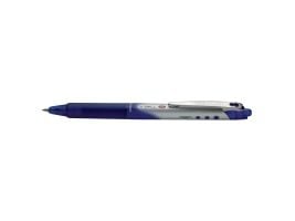 Rollerpen pilot v-ball grip, med trykknap, 0,35 mm, blå