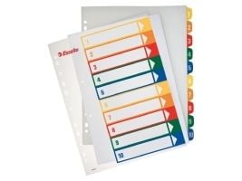 Register Esselte Project, A4+, 1-10