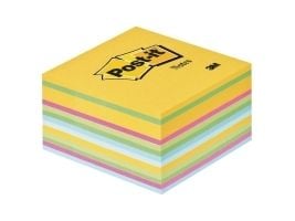 Post-it 2030-U - Kubisk notisblokk - 76 x 76 mm - 450 ark - assortert