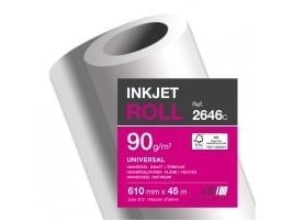 Plotterpapir Clairefontaine Universal 90 g, 610 mm x 45 m