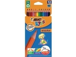 Färgkritor BIC Kids Evolution, blandade, förpackning 12 st