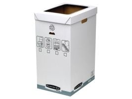 Fellowes R-Kive System Recycle Bin, Grå, Hvit, 300 x 500 x 600 mm, 300 x 500 x 600 mm