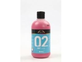 Akrylmaling A-Color 02 - mat, primærrød, 500 ml