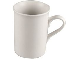 Krus, 10 cm, porcelæn, hvid