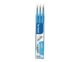 Refill, Pilot FriXion Clicker '05,' 0,5 mm, lyseblå, pakke a 3 stk.