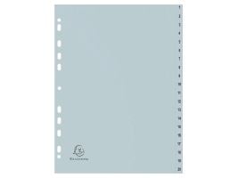 Exacompta 1721E, Valkoinen, Polypropeeni (PP), A4