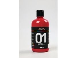 Akrylmaling A-Color 01 - blank, primærrød, 500 ml