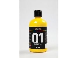 Akrylmaling A-Color 01 - blank, primærgul, 500 ml