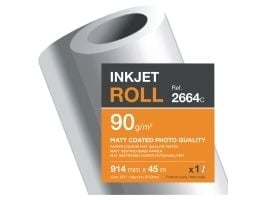 Plotterpapir Clairefontaine 90 g, 914 mm x 45 m, clear matt