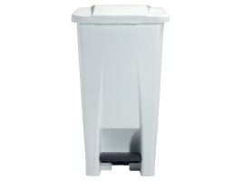 Affaldscontainer Rossignol, 60 L, med pedal, hvid