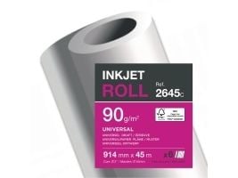 Plotteripaperi, Clairefontaine Universal 90 g, 914 mm x 45 m, 6 kpl:n pakkaus