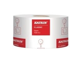 Toalettpapir, Katrin 106101 Gigant S2, 2-lags, pakke a 12 stk