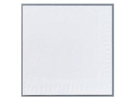 Servietter, Duni Finess, 2-lag, 33 x 33 cm, hvid, pakke a 300