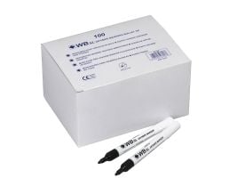 Whiteboardmarker drywipe ikon sort (pakke a 100 stk.)