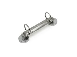 Ringmekanisme, Plast Petter, magnetisk, 30 mm, sølv