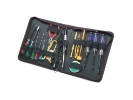 Verktøysett for tekniker, 17 deler, skrutrekker-/skruetrekkerbits