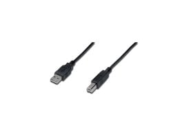 USB-kabel Digitus®, 2.0, USB-A til USB-B, 3 m, sort
