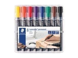 Staedtler 352 WP8, Musta, Sininen, Ruskea, Vihreä, Oranssi, Punainen, Violetti, Keltainen, Monivärinen, 2 mm, 8 kpl