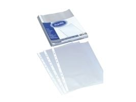 Plastlomme A4 Bantex 0.04mm med præg (100 stk.)