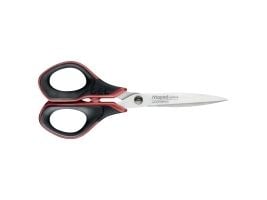 Maped 496210, Rett kutt, Single/enkelt, Sort, Rød, Kunsthåndverk saks, Kontor saks, Ambidekstriøs, 17 cm