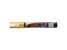 Uni-Ball ChalkGlass PWE5M OR, Gull, 1 stykker
