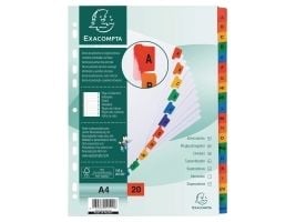 Registrer exacompta mylar a-z
