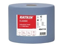 Industriaftørring Katrin® 464118, blå, pakke a 2 stk.