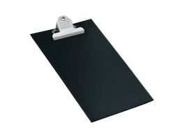 Clipboard 36x22cm sort - med jumboclip - til ophæng