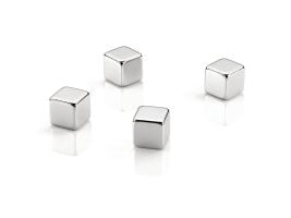 Dahle 95900, Whiteboard-magnet, Sølv, 10 mm, 10 mm, 10 mm, 4 stykker
