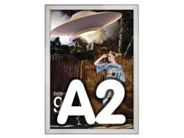 Ramme Twin Light Snapframe, A2, aluminium