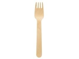Bestick Duni gafflar 16 cm trä (förpackning á 100 st)
