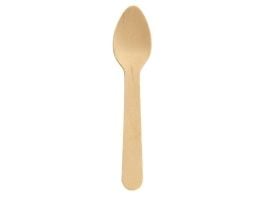 Bestick Duni teskedar 11 cm, trä, förpackning med 100 st