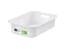 Opbevaringskurv, SmartStore Recycled 10, 37 x 28 x 10 cm, hvid, 6 L