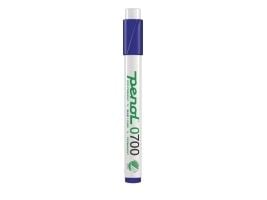 Permanent marker, Penol 0700, 1,5 mm, blå, pakke a 10 stk