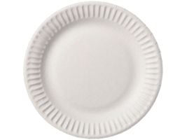 Tallerkener, BioPak, pap, Ø 18 cm, pakke a 100 stk