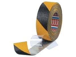 Skridsikker-teippi Tesa 60955, 50 mm x 18 m, gul/sortti