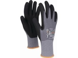 Arbetshandskar, OX-ON Flexible Supreme 1600, svart/grå, str. 8