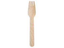 Huhtamaki Bestikkgafler i tre 16 cm - 100 stk.