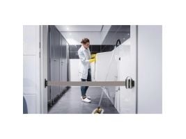 Securit® indragbart avspärrningsband väggfäste med utdragbart band 2 m grå, stål