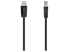 Hama - USB-kabel - USB (hann) til USB-type B (hann) - USB 2.0 - 0.5 A - 3 m - svart