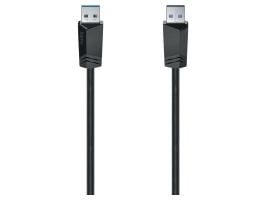 Hama 00200624, 1,5 m, USB A, USB A, 5 Gbit/sek, svart