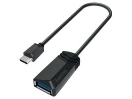 Hama - USB-adapter - USB-C (hann) til USB-type A (hunn) - USB 3.1 Gen1 OTG - svart