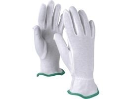Työkäsineet, OX-ON® Knitted Basic 13004, valkoinen, koko 10