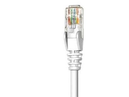 Intellinet - Koblingskabel - RJ-45 (hann) til RJ-45 (hann) - UTP - CAT 5e - formstøpt, uten hindringer - hvit