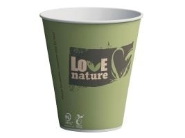 Kaffebæger Pap Ø90xH110mm 30cl 12oz Single Wall Flerfarvet,75 stk/ps - (75 stk.)