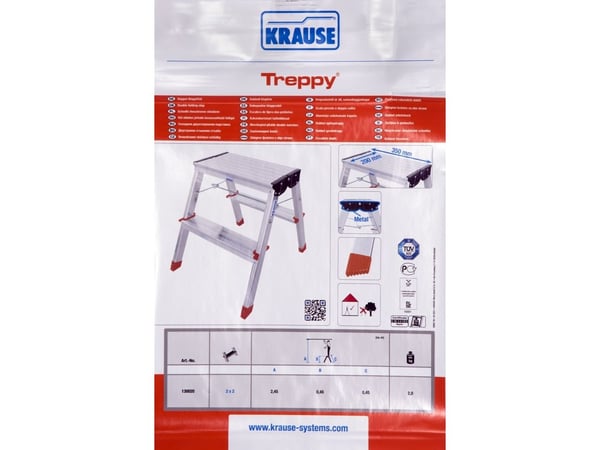 Krause foldetrin Treppy sølv