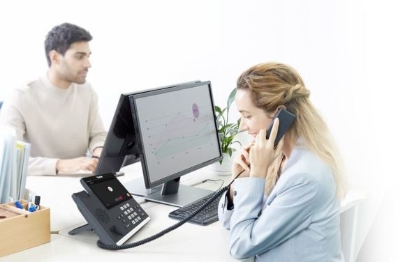 Yealink MP58 - VoIP-telefon - med Bluetooth interface - SIP - klassiskt grå