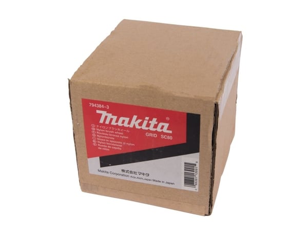 Makita K80 - Kabelhjulbørste - for tre, stål, dust - 100 mm - bredde: 120 mm - grovkorn: K80 - for Makita 9741