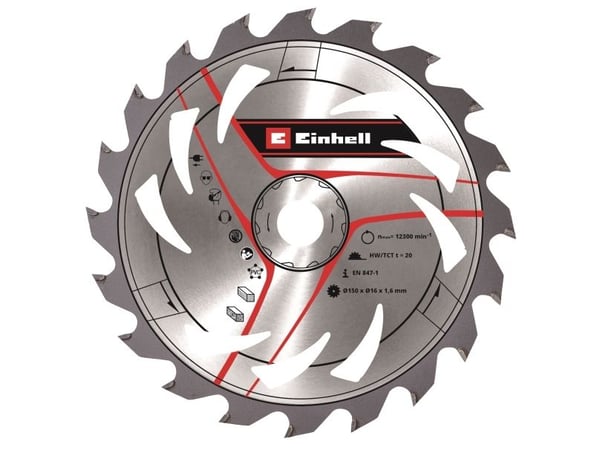 Einhell Kwb TCT rundsavsklinge Ø150 x 1,6 x 16 mm 20T